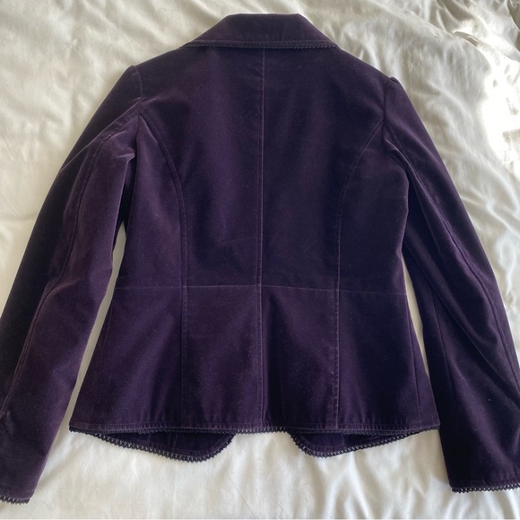 VINTAGE VELVET BLAZER DEADSTOCK - Picture 6 of 8